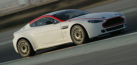 New Aston Martin Vantage GT4 racecar 